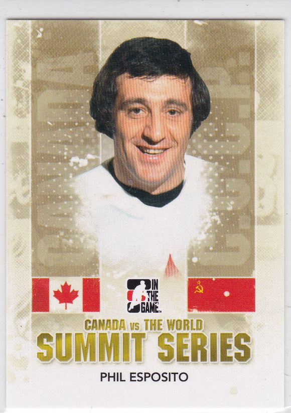 Phil Esposito 2011-12 ITG Canada vs The World Summit Series card SS-03