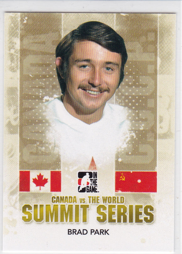 Brad Park 2011-12 ITG Canada vs The World Summit Series card SS-06