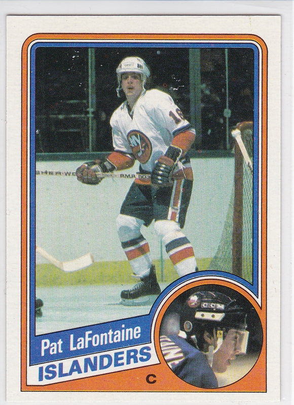 Pat LaFontaine 1984-85 Topps Rookie card #96 SP RC