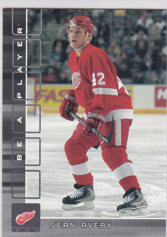 Sean Avery 2001-02 Be A Player Rookie card #368
