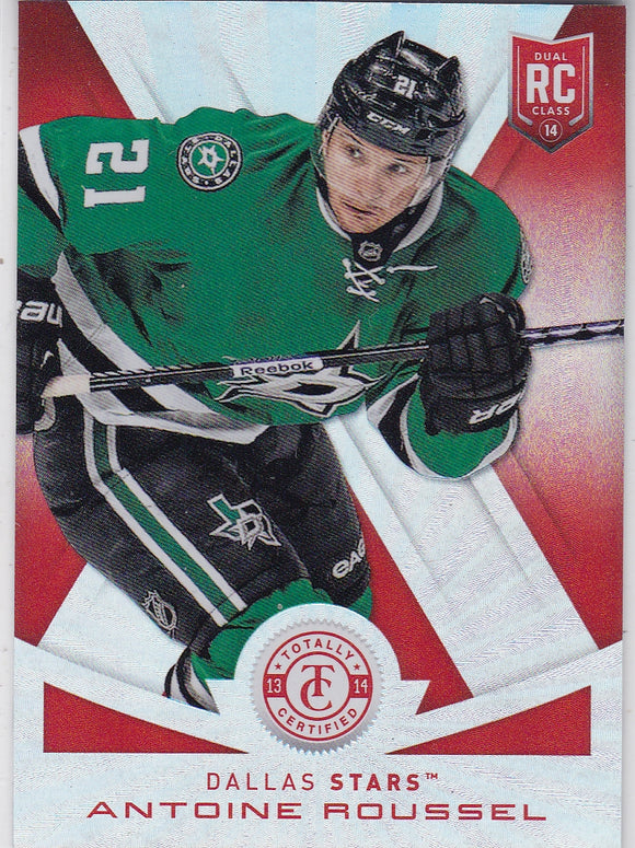 Antoine Roussel 2013-14 Totally Certified Rookie card #179 Red parallel #d 13/25