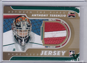 Anthony Terenzio Final Vault 2011-12 Between The Pipes Gold Jersey M-60 V 1/1