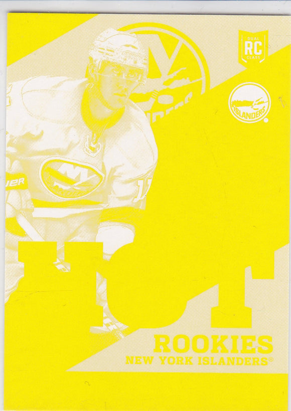 Brock Nelson 2013-14 Score Hot Rookies HK2 Fall Expo Yellow Proof Blank Back