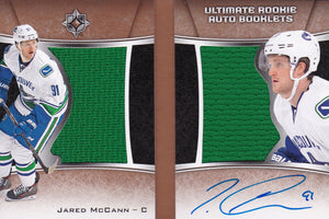 Jared McCann 2015-16 Ultimate Collection Rookie Autograph Relic Booklets RBRJM /99