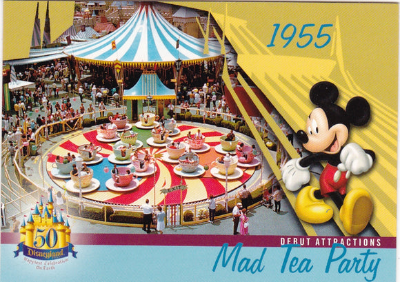 2005 Upper Deck Disneyland 50th Anniversary card DL-04 Mad Tea Party
