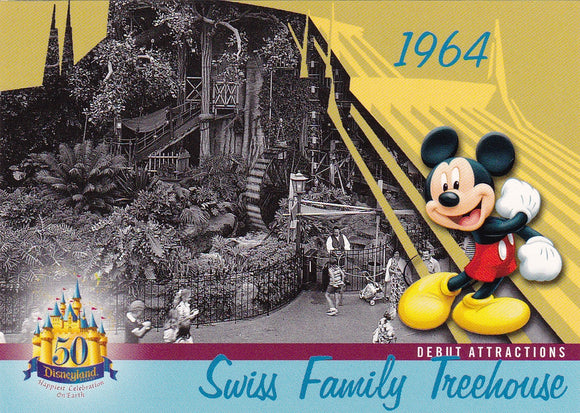 2005 Upper Deck Disneyland 50th Anniversary card DL-31 Swiss Family Treehouse