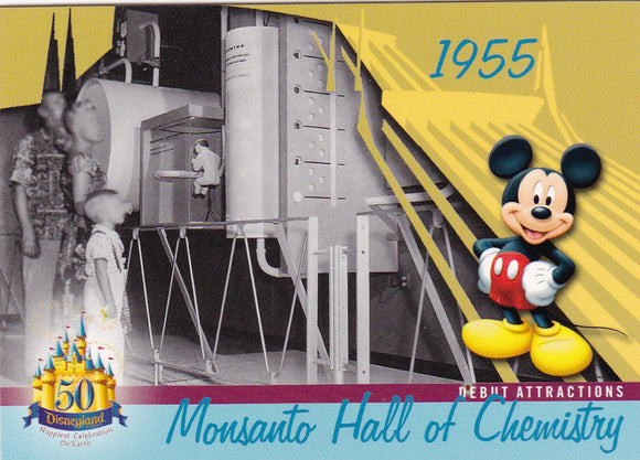 2005 Upper Deck Disneyland 50th Anniversary card DL-16 Monsanto Hall Of Chemistry