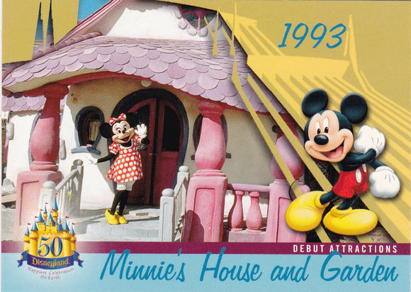 2005 Upper Deck Disneyland 50th Anniversary card DL-46 Minnie's House