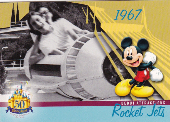 2005 Upper Deck Disneyland 50th Anniversary card DL-36 Rocket Jets