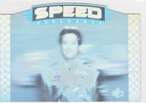 John Andretti 1995 Upper Deck SP Speed Merchants Die Cut card SM27