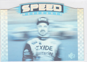 Geoff Bodine 1995 Upper Deck SP Speed Merchants Die Cut card SM7