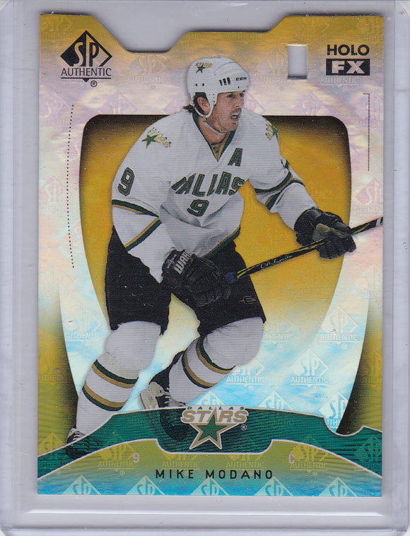 Mike Modano 2009-10 SP Authentic Holoview FX Gold Die Cut card FX23