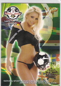 Mary Riley 2019 Benchwarmer 40th National 2006 Soccer National VIP card #d 11/40