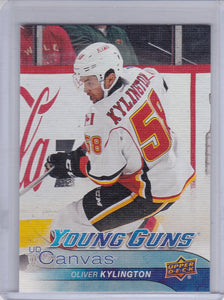 Oliver Kylington 2016-17 Upper Deck Young Guns UD Canvas card C111