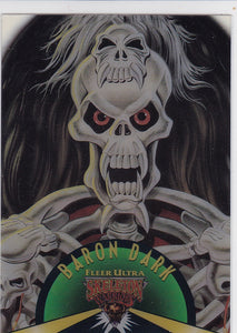 1995 Fleer Ultra Skeleton Warriors Suspended Animation Card 1 of 10 Baron Dark