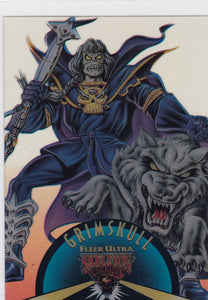 1995 Fleer Ultra Skeleton Warriors Suspended Animation Card 2 of 10 Grimskull
