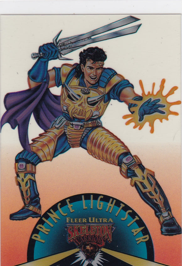 1995 Fleer Ultra Skeleton Warriors Suspended Animation Card 3 of 10 Prince Lightstar