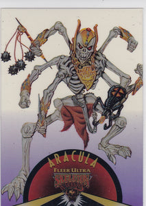 1995 Fleer Ultra Skeleton Warriors Suspended Animation Card 7 of 10 Aracula