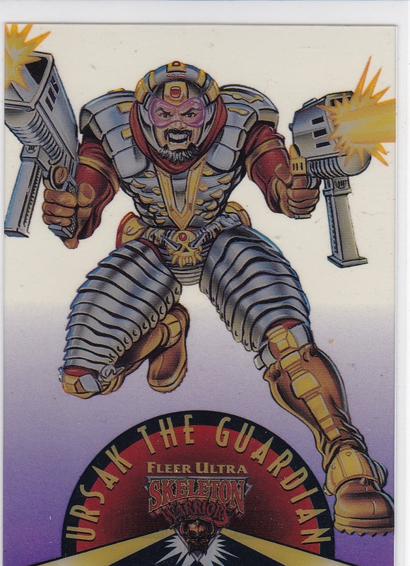 1995 Fleer Ultra Skeleton Warriors Suspended Animation Card 8 of 10 Ursak