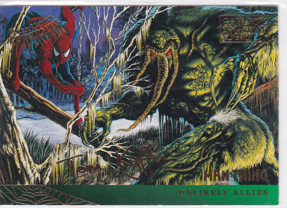 1995 Fleer Ultra Spider-Man Gold Foil Signature series card #132