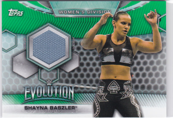 Shayna Baszler 2019 WWE Womens Division Evolution Mat Relic MR-QA #d 065/150