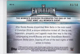2019 WWE Womens Division Evolution Insert card WE-10 Orange #d 03/50