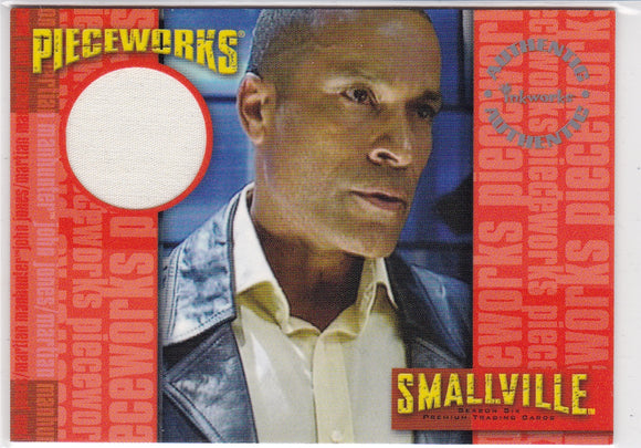 Smallville Season 6 Phil Morris as John Jones / MM Pieceworks card PW11