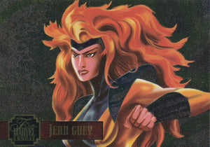 1995 Flair Marvel Annual PowerBlast card 7 of 24 Jean Grey