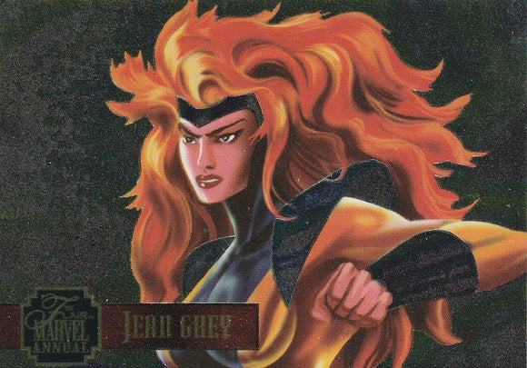 1995 Flair Marvel Annual PowerBlast card 7 of 24 Jean Grey