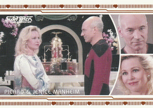 2013 Star Trek Next Generation Heroes and Villains Romance L4 Picard & Jenice