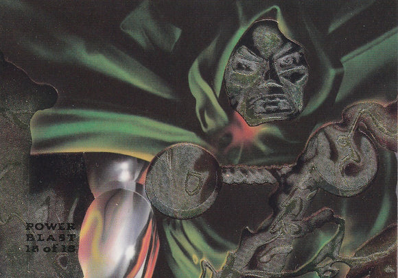 1994 Flair Marvel Annual Power Blast card 18 of 18 Dr. Doom