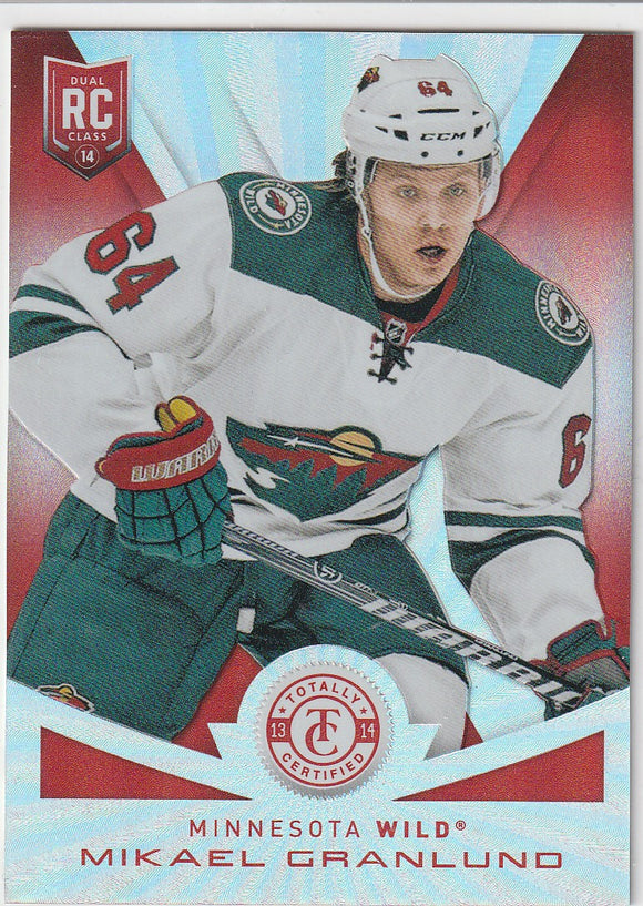Mikael Granlund 2013-14 Totally Certified Rookie #205 Mirror Platinum Red #d 17/25