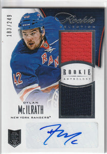Dylan McIlrath 2013-14 Rookie Anthology Autograph Rookie Jersey #198 #d 183/249
