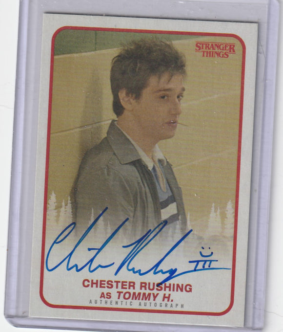 Stranger Things Season 1 Chester Rushing as Tommy H. Autograph card A-TH