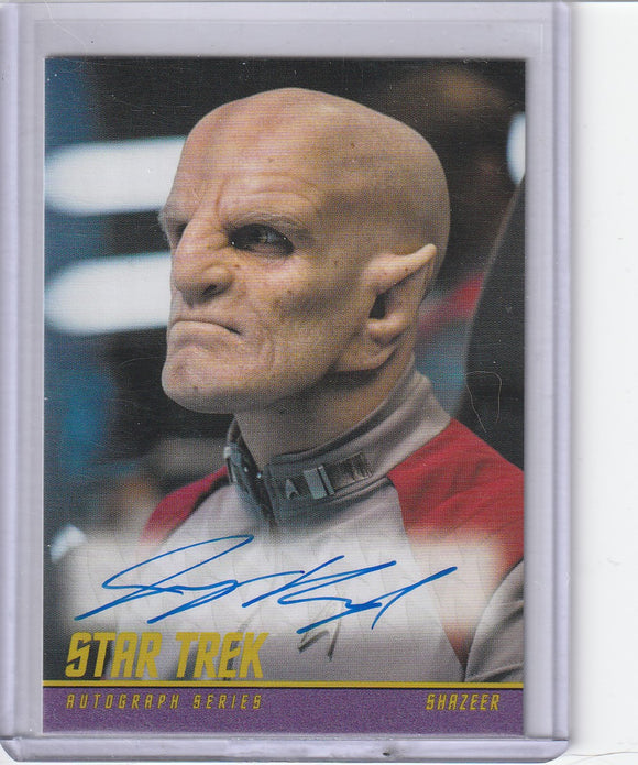 Star Trek Beyond Jeremy Raymond as Shazeer Autograph card