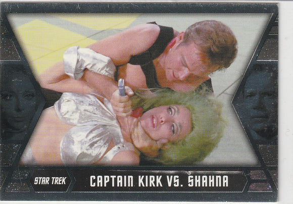2013 Star Trek TOS Heroes & Villains Kirks Epic Battles GB5 Kirk Vs Shahna