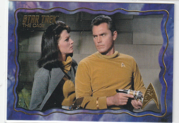 Star Trek TOS The Original Series 50th Anniversary The Cage Uncut card #46