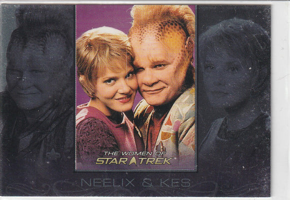 Women of Star Trek 2010 Romantic Relationships card RR4 Neelix & Kes