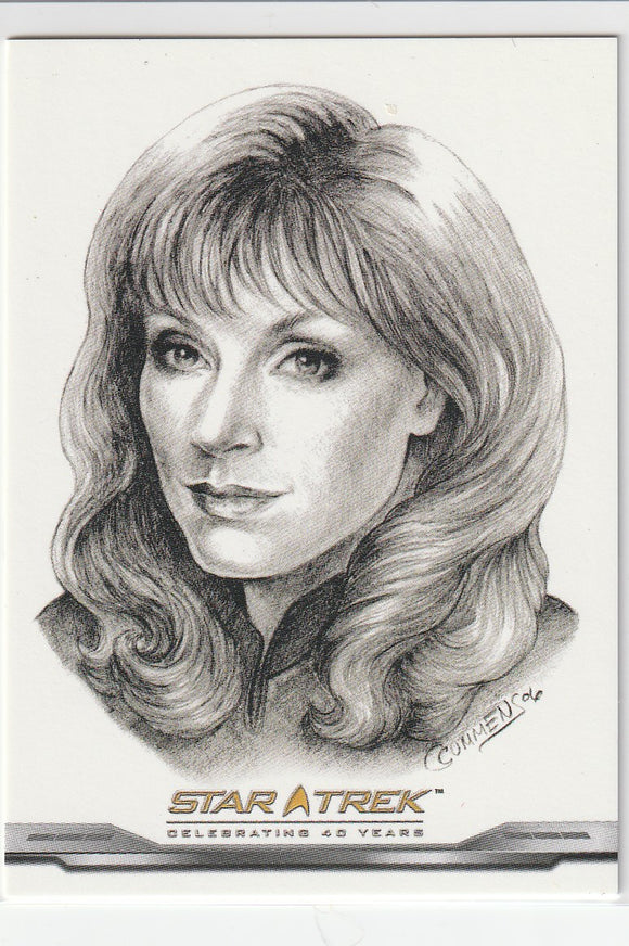 Star Trek 40th Anniversary ArtiFEX Bridge Crew Portraits card FP15 Dr. Beverly Crusher