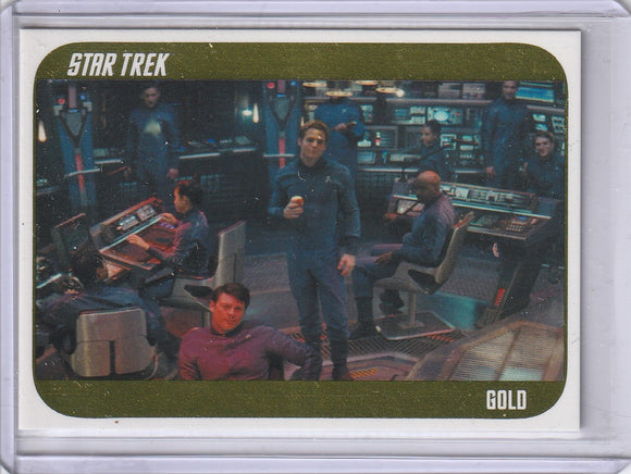 2014 Star Trek Movies 2009 Movie card #28 Gold Foil #d 067/100