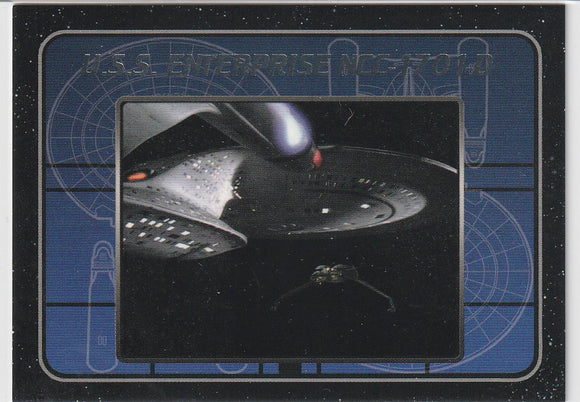 The Complete Star Trek The Next Generation USS Enterprise NC-1701-D card E2