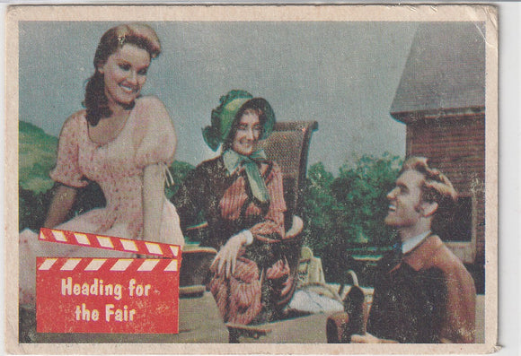 1956 Topps / Bubbles Inc Elvis Presley card #54 Heading for the Fair