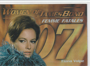 Women of James Bond In Motion Femme Fatales card F2 Fiona Volpe