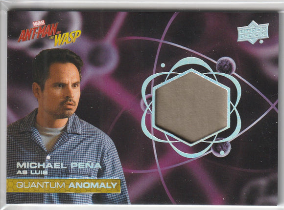 Ant-Man And The Wasp Michael Pena Quantum Anomaly Costume Relic card QM4