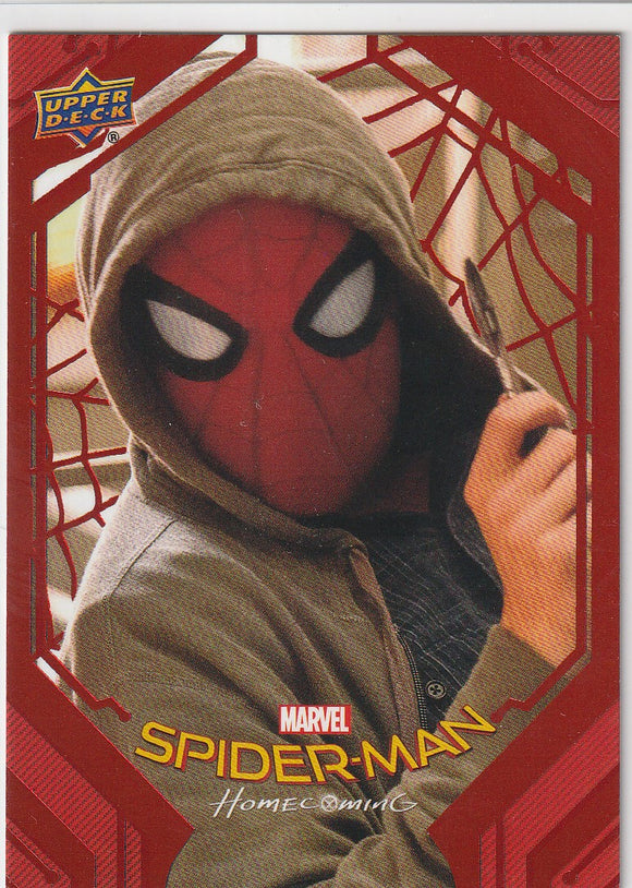 Spider-Man Homecoming card #37 Red Foil #d 150/199