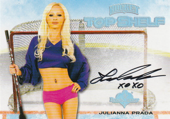 Julianna Prada 2014 Benchwarmer Hockey Top Shelf Autograph card #33