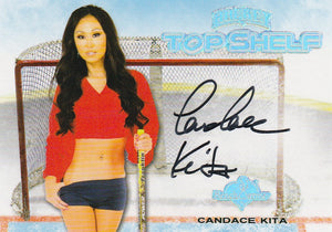 Candace Kita 2014 Benchwarmer Hockey Top Shelf Autograph card #28
