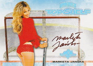 Marketa Janska 2014 Benchwarmer Hockey Top Shelf Autograph card #30