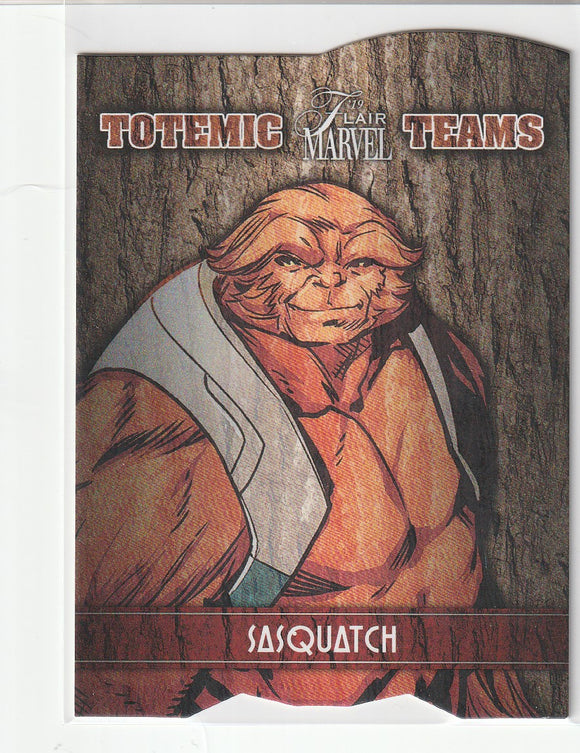 2019 Flair Marvel Annual Totemic Teams card TT-39 Sasquatch