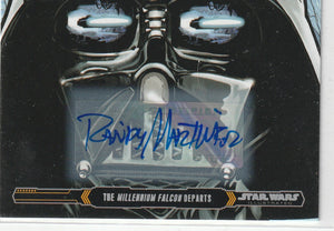 Star Wars Illustrated The Empire Strikes Back Randy Martinez Autograph card #43